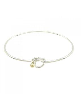 Tiffany & Co Vintage FlaT Wire Hook Eye Bangle Bracelet